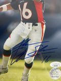 Jake Plummer Autographed 8x10 Photo with Plaque -- Denver Broncos | JSA COA