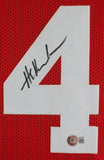 Hakeem Olajuwon Signed Houston Rockets Jersey (Beckett) 12xAll-Star / Center