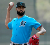 Sandy Alcantara Signed Miami Marlins Jersey (PSA COA) 2022 N.L. Cy Young Award