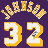 Magic Johnson Lakers Signed Purple Mitchell & Ness Authentic Jersey