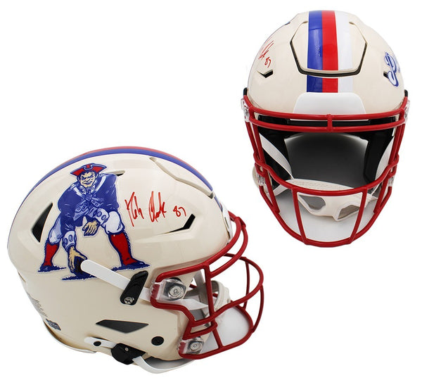 Rob Gronkowski Signed New England Patriots SpeedFlex Authentic Retro Helmet