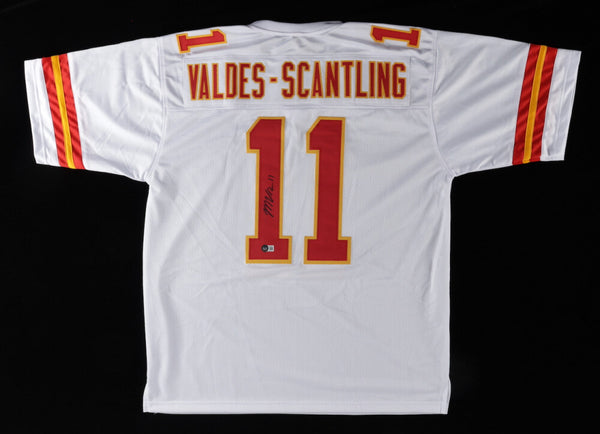 Marquez Valdes-Scantling Signed Kansas City Chiefs Jersey (Beckett) 2018 Drft Pk