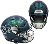 Sam Darnold Signed Seattle Seahawks Speed Flex Authentic Rivalries NFL Helmet