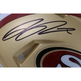 Ricky Pearsall Autographed San Francisco 49ers Mini Helmet Beckett 53652