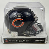 Autographed/Signed DJ D.J. Moore Chicago Bears Mini Football Helmet JSA COA