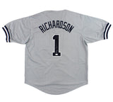 Bobby Richardson Signed New York Custom Gray Jersey with "60 WS MVP" Inscription