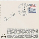 Ozzie Smith Signed 1992 1st Day Cover Envelope (JSA COA) St. Louis Cardinals S.S