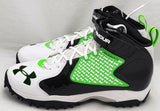 Russell Wilson Autographed Turf Under Armor Cleats Seahawks 12.5 RW Holo 42135