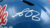 A.J. Brown Autographed Ole Miss Rebels F/S Speed Helmet- Beckett W Hologram