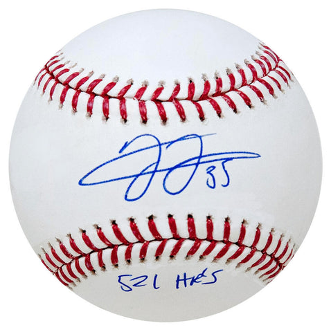 Frank Thomas Signed Rawlings Official Baseball w/521 HRs - (SCHWARTZ SPORTS COA)