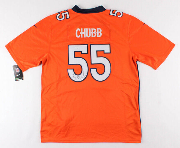 Bradley Chubb Signed Denver Broncos Custom Jersey (JSA COA) North Carolina St LB