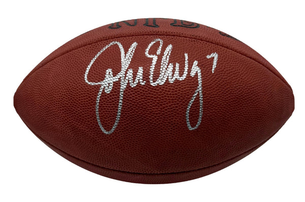 John Elway HOF Signed Official Wilson NFL Football Broncos JSA 214093