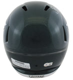 Eagles Brian Dawkins Signed Full Size Speed Rep Helmet W/ Case BAS Witnessed
