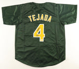 Miguel Tejada Signed Oakland Athletics Jersey (JSA) 2002 A.L MVP / A's Shortstop