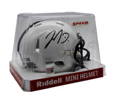 Jahan Dotson Penn State Signed/Autographed Mini Helmet JSA 205243