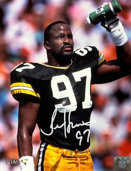 GB Packers Pro Bowl Linebacker TIM HARRIS Signed 8x10 Photo #2 AUTO