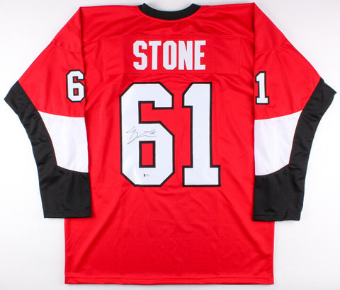 Mark Stone Signed Senators Jersey (Beckett) Playing career 2012-present