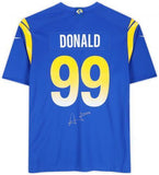 Aaron Donald Los Angeles Rams Signed Super Bowl LVI Champions Nike Game Jersey