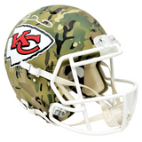 Patrick Mahomes Kansas City Chiefs Signed Camo Speed Authentic Helmet BAS