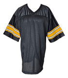 Ham Lambert Russell Signed Custom Black Pro-Style Football Jersey JSA W532226