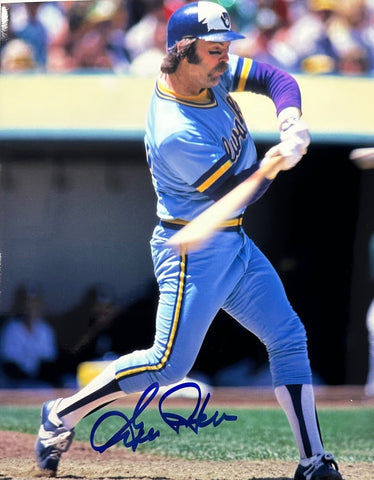Brewers 1982 AL Champion GORMAN THOMAS Signed 8x10 Photo #5 AUTO