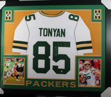 ROBERT TONYAN (Packers white SKYLINE) Signed Autographed Framed Jersey Beckett