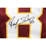 Ricky Sanders Autographed/Signed Pro Style Maroon Jersey Beckett 42803