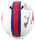 Bills (3) Kelly, Thomas & Reed Signed 65-73 TB F/S Speed Rep Helmet W/ Case BAS