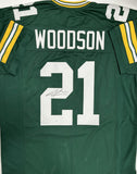Packers HOF'er CHARLES WOODSON Signed Custom Replica Green Jersey AUTO - JSA