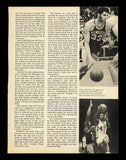 Billy Cunningham Autographed 8x11 Magazine Photo Philadelphia 76ers SKU #237754