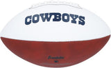CeeDee Lamb Dallas Cowboys Autographed Franklin White Panel Football