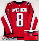 Alex Ovechkin Signed Washington Capitals Fanatics Premium Jersey (Fanatics COA)