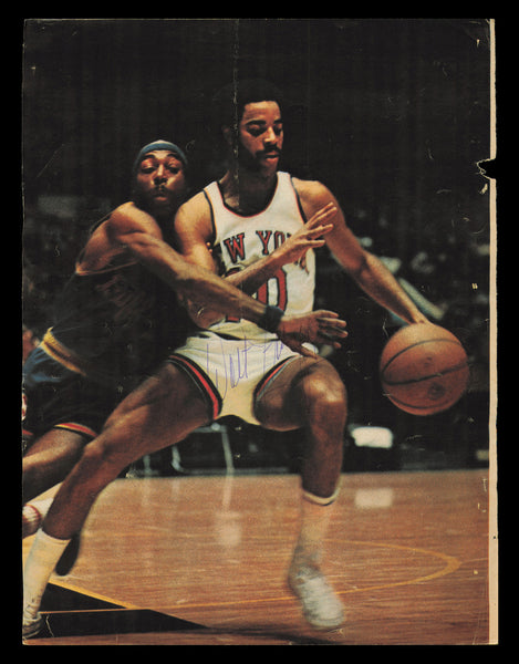 Walt Frazier Autographed Signed 8x11 Magazine Photo New York Knicks SKU #237762