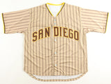 Mason Miller Signed San Diego Padres Pinstriped Jersey (Prova) Friars Closer