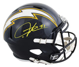 Chargers LaDainian Tomlinson Signed 1988-06 TB F/S Speed Rep Helmet W/ Case BAS