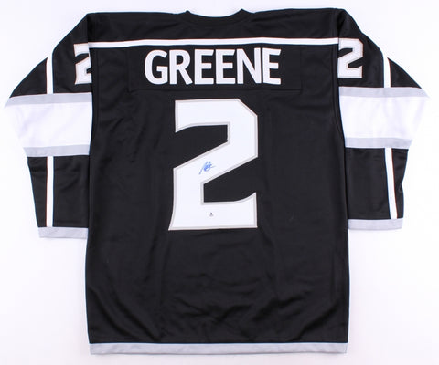 Matt Greene Signed Los Angeles Kings Jersey (Beckett COA) All Star Defenseman