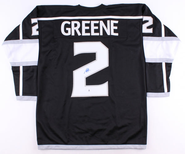 Matt Greene Signed Los Angeles Kings Jersey (Beckett COA) All Star Defenseman