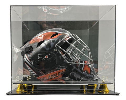 Ron Hextall Signed Philadelphia Flyers Full Size Replica Goalie Mask BAS w/ Case