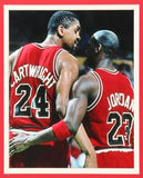 Bill Cartwright Signed Chicago Bulls Framed Jersey (TriStar) 3xNBA Champ/ Center