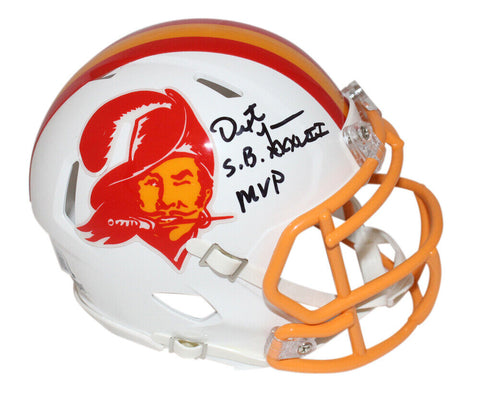 Dexter Jackson Signed Tampa Bay Bucs TB '76-'95 Mini Helmet w/insc BAS 40190