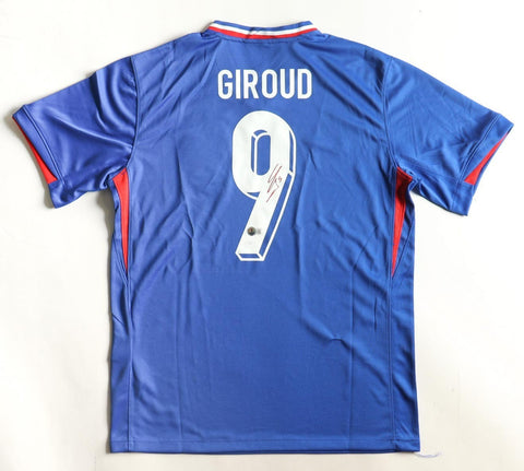 Olivier Giroud Signed France National Football Club Jersey (Beckett) Striker