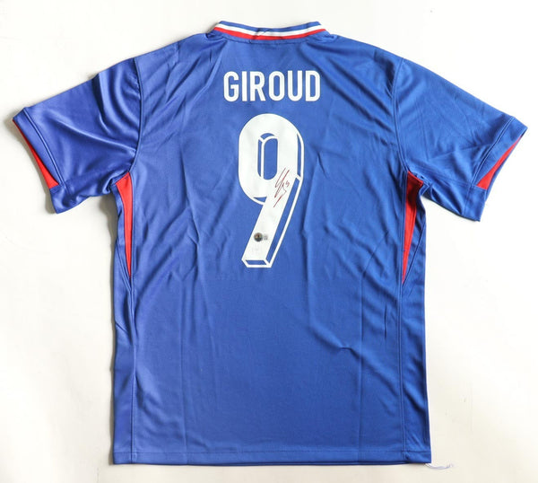 Olivier Giroud Signed France National Football Club Jersey (Beckett) Striker