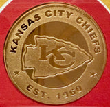 Travis Kelce Kansas City Chiefs Highland Mint Photo & Coin LE Laser Autographed