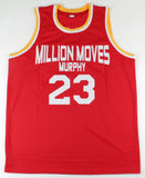 Calvin Murphy Signed Houston Rocket "Million Moves Murphy" Custom Jersey JSA COA