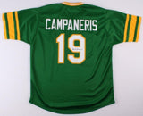 Bert Campaneris Signed Athletics Jersey (JSA) 3xWorld Series champion 1972-1974