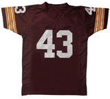 Larry Brown of the Redskins Autographed "72 MVP" Custom #43 Jersey Beckett