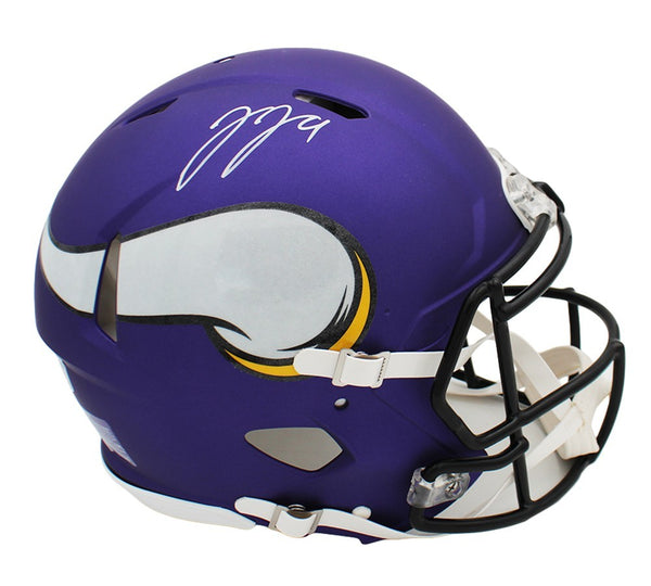 JJ McCarthy Signed Minnesota Vikings Speed Authentic NFL Helmet