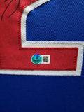 FRAMED CHICAGO CUBS SAMMY SOSA AUTOGRAPHED SIGNED JERSEY BECKETT COA