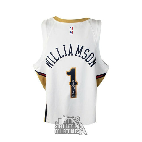 Zion Williamson Autographed Pelicans White Nike Swingman Jersey Fanatics