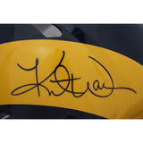 Warner Holt Faulk Bruce Signed St. Louis Rams Proline Helmet 81 TB BAS 58602